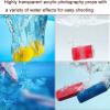 LGEOELIAS Acrylic Shallow Water Tank Photography Shooting Sink, 5cm/2in High Transparent Deep Water Tank Photo Prop Tray for Storage, Photography, Display view 2