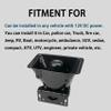 12V High Performance Siren Speaker 200 Watt Rectangle High-Performance PA Siren Horn Speaker Compatible with Any 100-200 Watt 100W 200W Siren System for Police Car, Ambulance, Fire, Car, SUV, Truck RV view 3