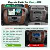 4Core+64G Car Radio for Chevy Silverado GMC Yukon Tahoe Suburban 2007-2013 Stereo Upgrade with DSP Wireless Carplay/Android Auto, Sellrich 9" IPS Touch Screen Radio Bluetooth FM/RDS SWC Backup Camera view 2