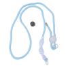 Anti Lost Shoulder Strap, Quick Release Sports Camera Lanyard with 1/4in Screw, Blue and White, Tightly Weaving view 1
