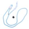Anti Lost Shoulder Strap, Quick Release Sports Camera Lanyard with 1/4in Screw, Blue and White, Tightly Weaving view 4