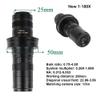 JOEBO Microscope Kit Microscope Lens Zoom C Mount Lens for HDMI VGA USB Digital Microscope Camera, Adjustable Magnification 130X 150X 180X 42/50mm Microscope Lens Adapters(1-130X) view 4