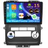2G+64G Car Radio for Nissan Frontier 2009-2012 with Wireless Carplay Android Auto,9" Touchscreen Android 15 Car Stereo Radio with Mirror Link WiFi/GPS Bluetooth FM RDS EQ SWC AHD Backup Camrea view 1