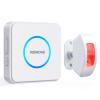 Wireless Motion Sensor Alarm Indoor: Motion Detector Alarm for Business Store Home Security with 35 Ringer/Led Light Remind- Motion Sensor Door Chime with Buzzer view 1