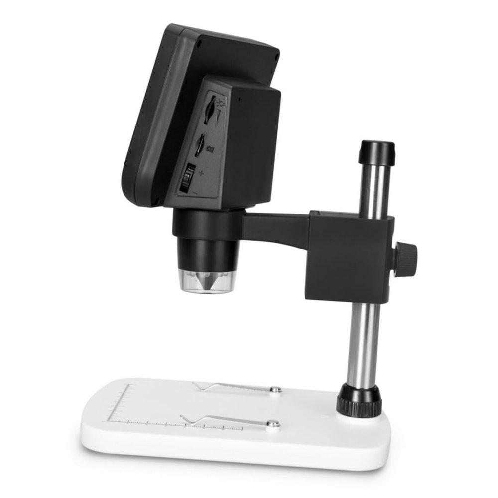 Mipcase Digital Magnifying Glass Portable Microscope Electron Microscope Digital Magnifier Black