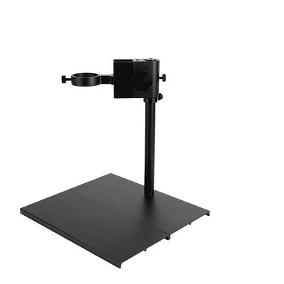 JOEBO Microscope Kit Mircoscope Base Adjustable Focusing Bracket Focusing Holder Table Stand 42mm 50mm for Zoom Lens Microscope Camera Microscope Lens Adapters(Big Stand-Extension)