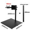 JOEBO Microscope Kit Mircoscope Base Adjustable Focusing Bracket Focusing Holder Table Stand 42mm 50mm for Zoom Lens Microscope Camera Microscope Lens Adapters(Big Stand-Extension) view 2