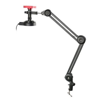 Microscope 1080P USB Digital Adjustable Cantilever Bracket C Mount Microscope Camera Set(37MP Set,130X B)