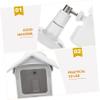 GALPADA 1set Outdoor Camera Rain Cover Weatherproof Case for Ring Blink Dome Security Cameras Protective Shade view 4