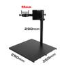 JOEBO Microscope Kit Mircoscope Base Adjustable Focusing Bracket Focusing Holder Table Stand 42mm 50mm for Zoom Lens Microscope Camera Microscope Lens Adapters(Big Stand) view 2