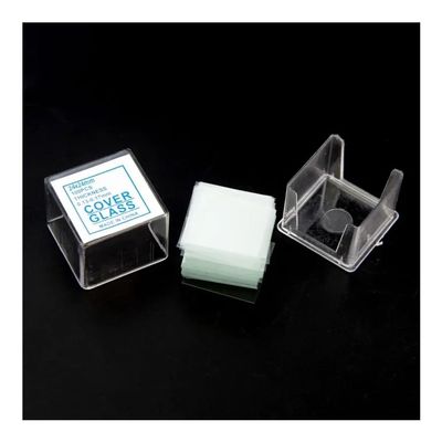 JOEBO Microscope Kit 100PCS 24x50mm 24x24mm 22x22mm 20x20mm 18x18mm Microscope Glass Slides Cover Slips Blank Slides 0.13-0.17 mm Thickness Microscope Lens Adapters(24x24mm)