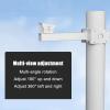 Fadiadem Outdoor Security Camera Pole Floor Mount, Surveillance Camera Mount Bracket, Weatherproof Monitor Mount Holder Stand Antenna, Weather Resistance Long Pole Mount view 4