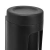 Paper Filter Holder for Visual Window Design Dust proof Black Coffee Filter Storage with Flip Cover view 4
