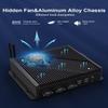BASOARO Industrial PC Mini PC Win 11 Pro Core i5 1235U Fan Cooling, 16GB RAM 256GB SSD, Triple Display 2 HD+DP, RJ45 LAN, 6 RS232 COM, WiFi6 & BT5.2 for Industrial Automation/Digital Signage view 3