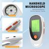 Digital Microscope Handheld, Portable Digital Magnifying Glass 500x with 2.0inch Color Screen, Children Science Educational view 3