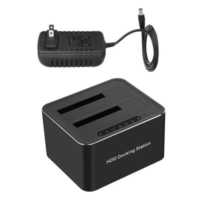 TEHAUX USB Hard Drive Dock Ssd Docking Station Offline Clone Ssd Holder Us Plug Tool Installation