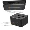 TEHAUX USB Hard Drive Dock Ssd Docking Station Offline Clone Ssd Holder Us Plug Tool Installation view 3