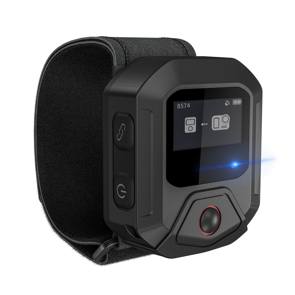Rszfnjxry GPS Bluetooth Remote Control for Insta360 X5/X4/X4 Air/X3/One X2/Go 3S/GO 3/Ace Pro 2/Ace Pro/Ace/One RS/One R,Wireless 82FT Remote Control Range