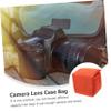 balacoo Camera Lens Case Lens Pouch Bag Made of Polyester Dustproof Scratch Resistant Easy to Carry view 2