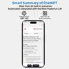 E EAZEYAI AI Voice Recorder, Transcribe & Summarize, 64GB AI Note Taking Recording Device & App Control, Noise Cancellation, 140 Languages for Calls, Meetings, Lectures, Interviews, Black view 2