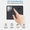 E EAZEYAI AI Voice Recorder, Transcribe & Summarize, 64GB AI Note Taking Recording Device & App Control, Noise Cancellation, 140 Languages for Calls, Meetings, Lectures, Interviews, Black view 3