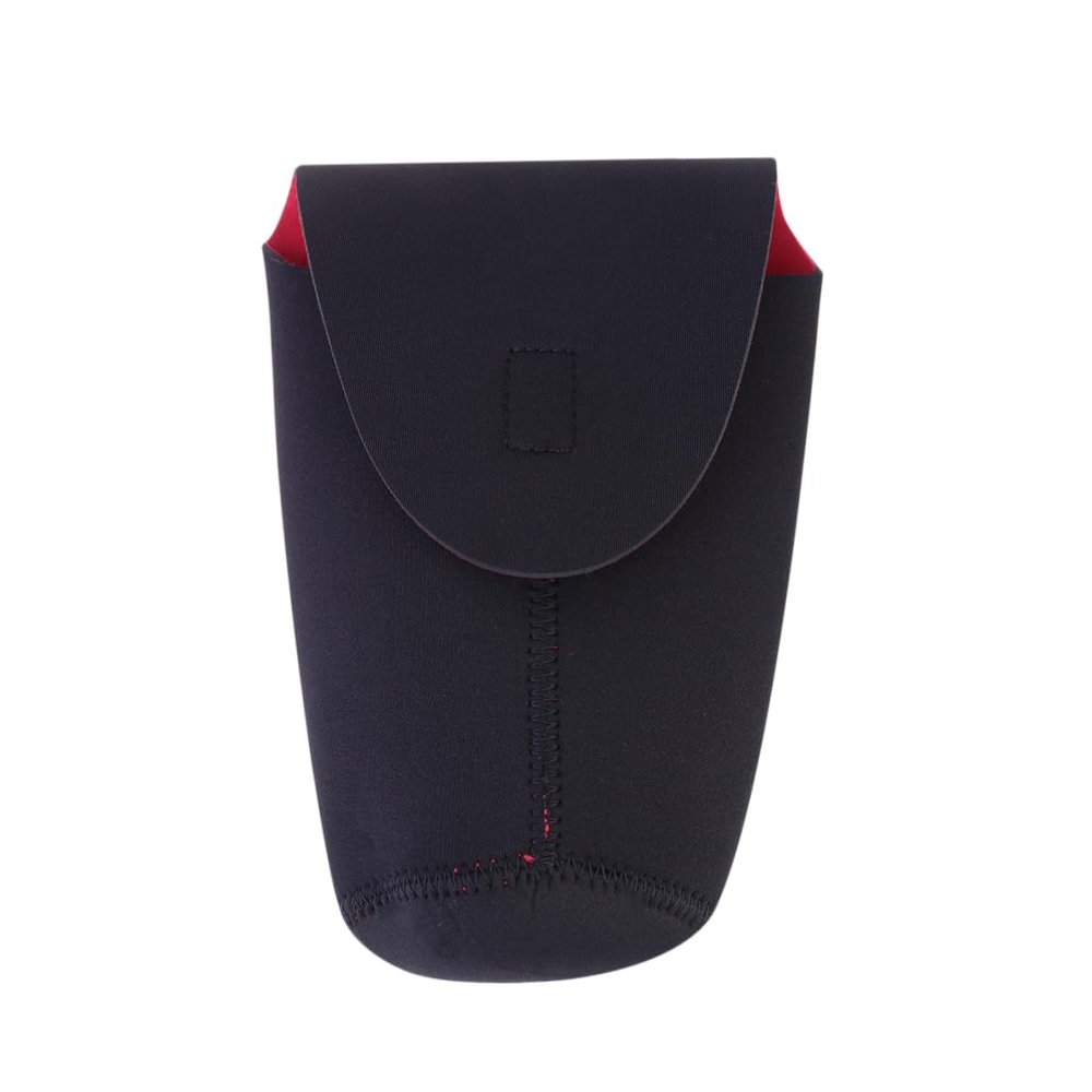 Mipcase 2pcs Camera Lens Bag Thickened Diving Material Pouch Shockproof Lens Sleeve for Dslr Black for Photography Enthusiasts