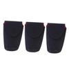 balacoo 1set Lens Bag Camera Lens Protector Lens Holder Lens Storage Pouch Camera Lens Case Lens Cover Bag Camera Lens Pouch Lens Storage Bag Black Neoprene 3pcs view 1