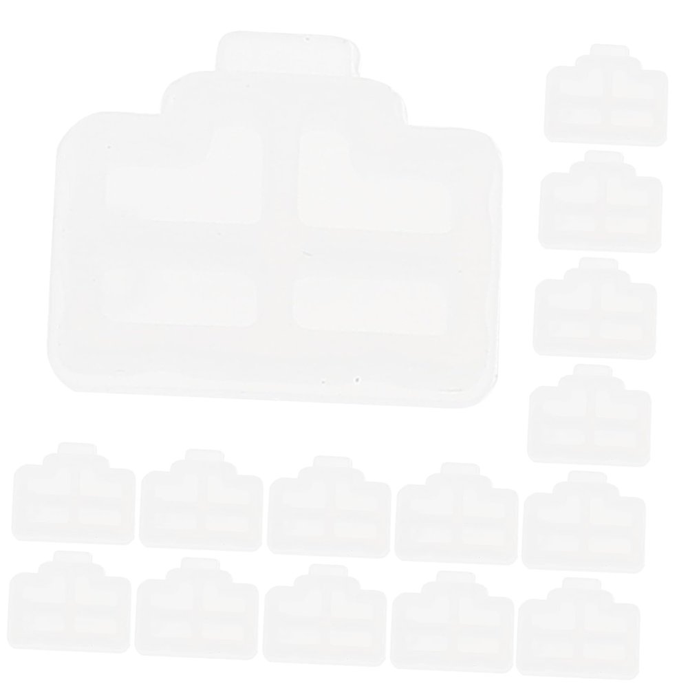 Vaguelly 50pcs Dust for Ethernet Ports White Protective Cover for Routers and Computers Prevent Dirt and Grime for LAN Network Interfaces