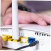 Vaguelly 50pcs Dust for Ethernet Ports White Protective Cover for Routers and Computers Prevent Dirt and Grime for LAN Network Interfaces view 3