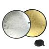 TYLPFH Reflector Collapsible Silvery Golden Studio Camera Flash Photo Disc Diffuer Reflector Photography(3Pcs 30CM 2in1) view 2