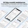AI Voice Recorder, Audio Recording Device with App Control,AI Transcribe & Summarize Support 144 Languages, 64GB Memory,Voice Recorder for Lectures, Meetings,Interviews. view 4