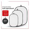 TYLPFH Portable Oval Multi-Disc Transparent White Reflector Collapsible Studio Photo Diffuser(60x 90cm) view 2