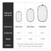 TYLPFH Portable Oval Multi-Disc Transparent White Reflector Collapsible Studio Photo Diffuser(60x 90cm) view 4