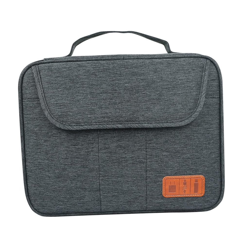 balacoo Cable Case Electronics Case Multiple Pockets Double-layer Dry Bags for Organizing Electronics