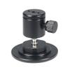 NovelGoal Mini Ball Head with 1/4'' Screw, 180 Rotation Tripod Mount Adapter Base, Magnetic Head Monitor Stand for DSLR Camera LED Light Bracket (Magnetic Head) view 4