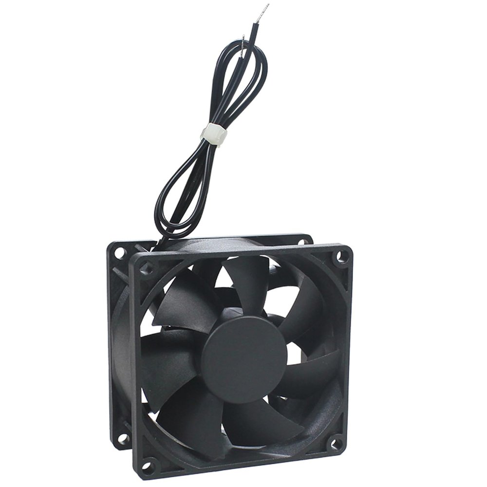 110V-230V DC Cooling Fan Dual Ball Bearing High Speed 80 x 38mm PC Computer CPU Case Ventilation Exhaust Fan for Desktops, Laptops, Servers, PTCYIDU