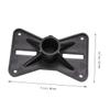 balacoo Plastic Speaker Bracket Base Sound Support Holder Durable Speaker Stand for Easy Installation Heavy Duty Design for Home Audio Systems and Professional Use Black view 4