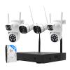 GUDFIDELIO Wireless Security Camera NVR System, 2 Bullet Cam + 2 Dome Cam, 6 Screen Max. up to 16CH, 2K HD 3MP View, Dual-Band WiFi Connection, Smart Color Night Vision, 1TB HDD Local Storage view 1