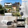 GUDFIDELIO Wireless Security Camera NVR System, 2 Bullet Cam + 2 Dome Cam, 6 Screen Max. up to 16CH, 2K HD 3MP View, Dual-Band WiFi Connection, Smart Color Night Vision, 1TB HDD Local Storage view 2