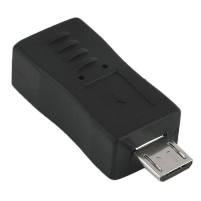 balacoo 2pcs Micro Female to Mini Male Adapter Mini Male to Micro Female Converter USB to USB Adapter
