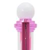 wruoiweods 33.5 Inch Barber Pole, Pink White Stripes with LED Light view 3