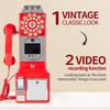 Video Audio Guest BookWedding Phone Guestbook,Capture Every Heartfelt Moment, The Ultimate Video Audio Guest Book for Weddings 54x27x20 cm (Red) view 3