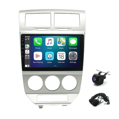 10 inch Car Stereo Radio for Dodge Caliber 2007-2009, Double Din Touch Screen Car Audio Stereo with Wireless w/carplay w/Android 13 Auto w/Bluetooth SWC WiFi AHD GPS, 2G+32G