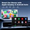 10 inch Car Stereo Radio for Dodge Caliber 2007-2009, Double Din Touch Screen Car Audio Stereo with Wireless w/carplay w/Android 13 Auto w/Bluetooth SWC WiFi AHD GPS, 2G+32G view 3