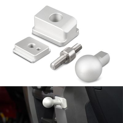 Bevinsee Lower Dashboard Ball Mount Compatible with Toyota 4Runner 2014-2024 Replacement for 8395035090 Silver