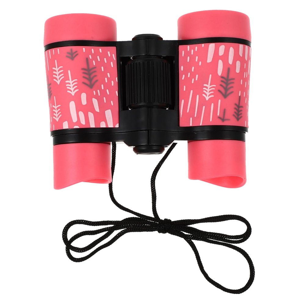balacoo 1pc Boys and Girls Printed Binoculars Non- Grip for Bird Watching Stargazing and Outdoor Exploration Colorful Rubber Handle Design