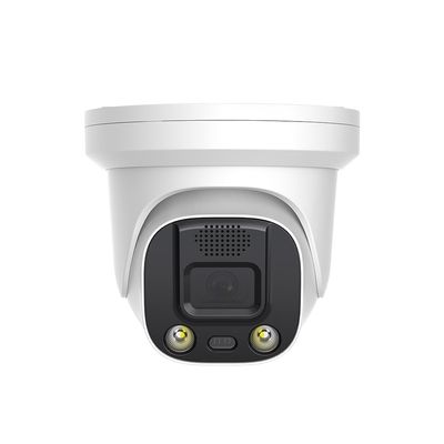 8MP PoE IP Camera, Turret Security IP Camera Outdoor Indoor, Smart Analytics, Smart Color NightVision, 2.8mm Wide Angle Lens, Built-in Mic, IP66 Waterproof, NDAA Complaint (Wihte)
