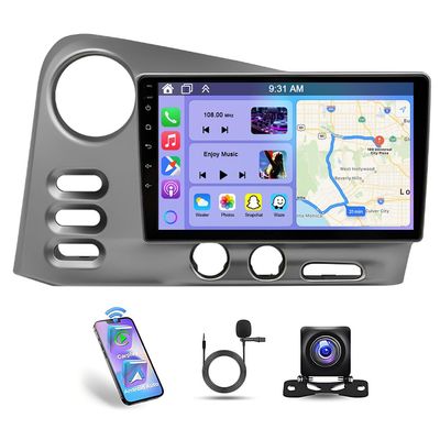 9" 4G+64G Android 13 Car Stereo for Toyota Matrix 2003-2004, for Pontiac Vibe 2003-2008 IPS Touchscreen Double Din Car Audio Receiver w/Wireless Carplay Android Auto GPS Navi WiFi SWC BT Backup Camera