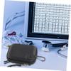 ARTIBETTER 1set Compact Hard Drive Organizer Bag Multi-purpose Storage Case for Data Cables and Earphones for Travel and Outdoor Use Sleek Design view 2