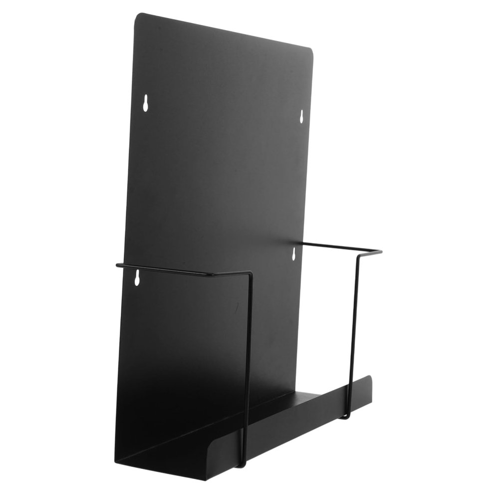 balacoo Vinyl Records Storage Rack Wall-mounted Cd Organizer Modern Record Display Shelf for Living Room